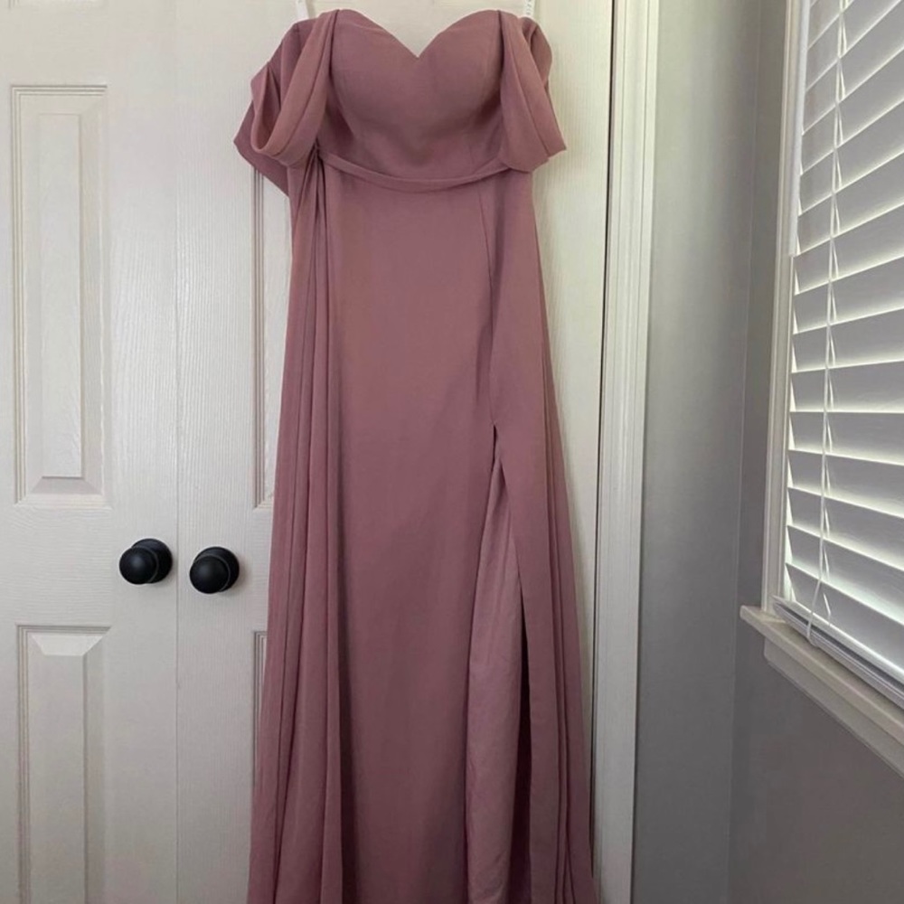 Azazie Aaron Dusty Rose Bridesmaids Dress